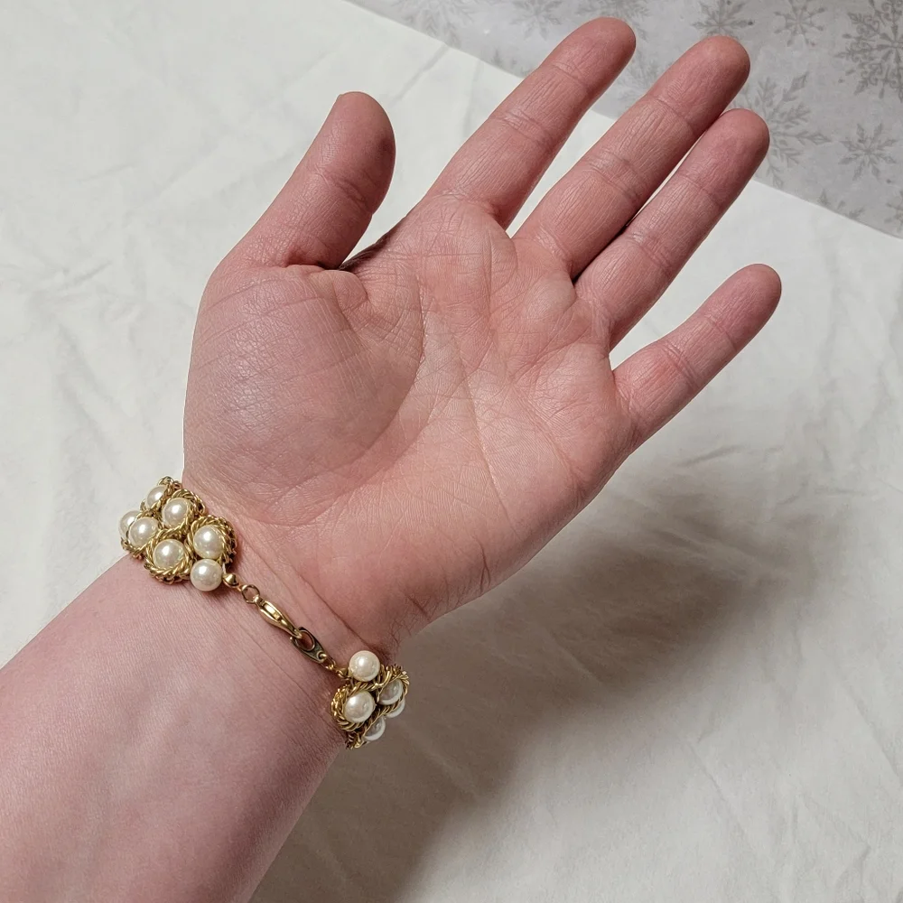 Vintage faux pearl